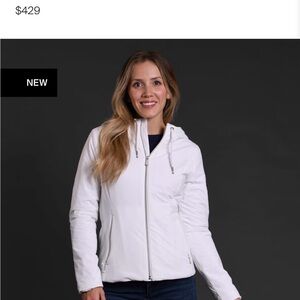 Women's White KJUS Hooded Jacket